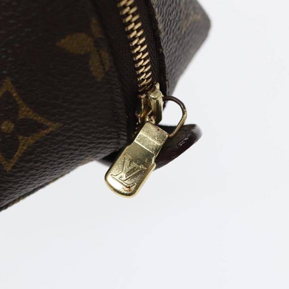 LOUIS VUITTON Monogram Trousse Demi Ronde Cosmetic Pouch M47520 LV Auth 86597 - Picture 9 of 16